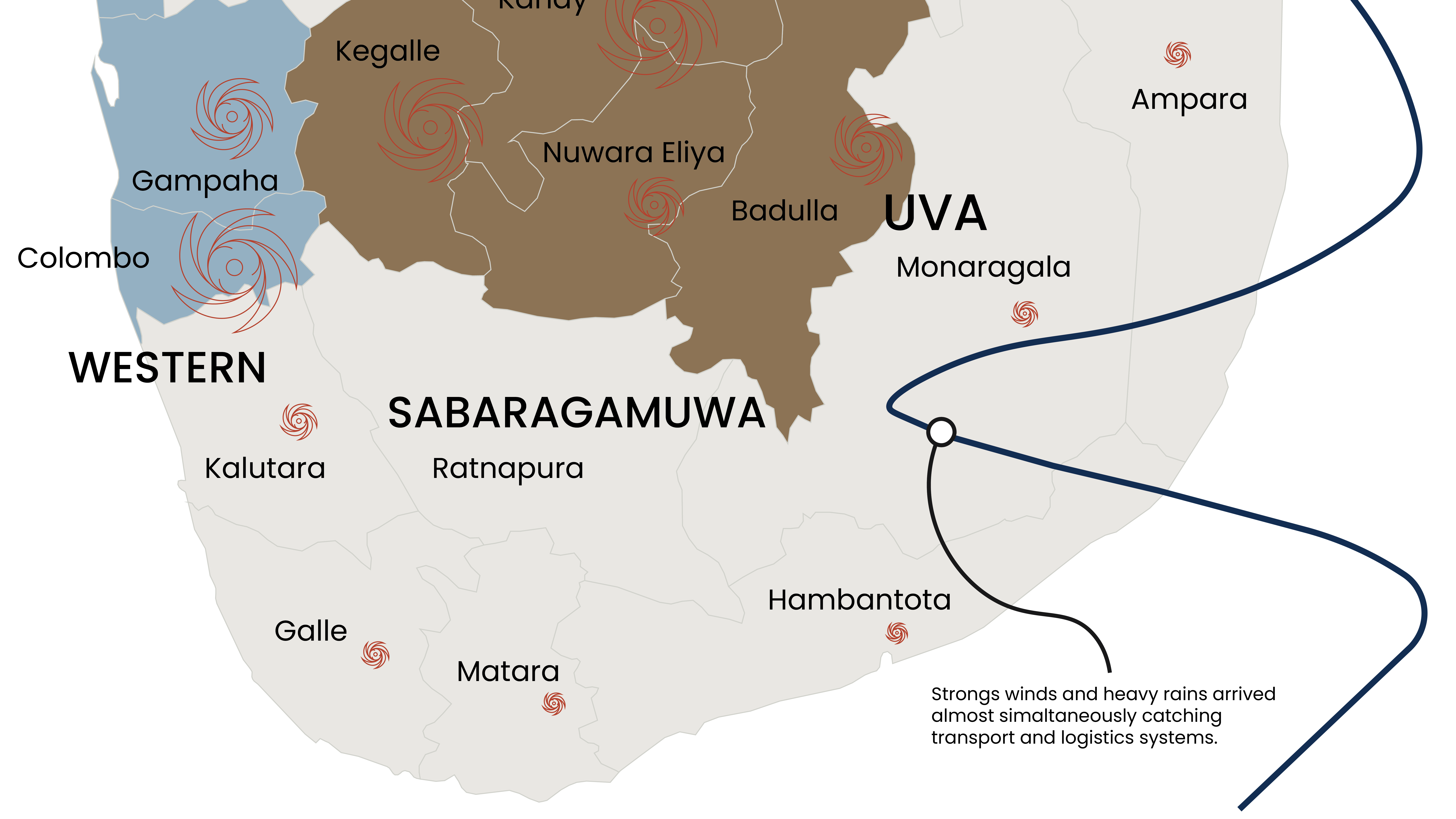Southern Landfall Map